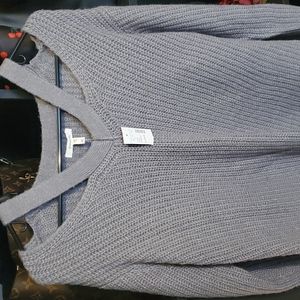 Maurices Shoulder Cut Out Gray Sweater szXL